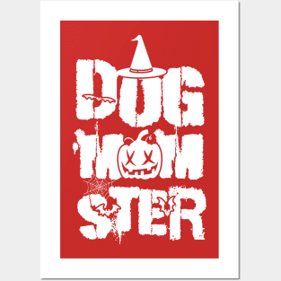 Dog Momster Halloween , Halloween Dog Mom, Dog Mama Halloween, Dog Lover Halloween, Spooky Posters and Art